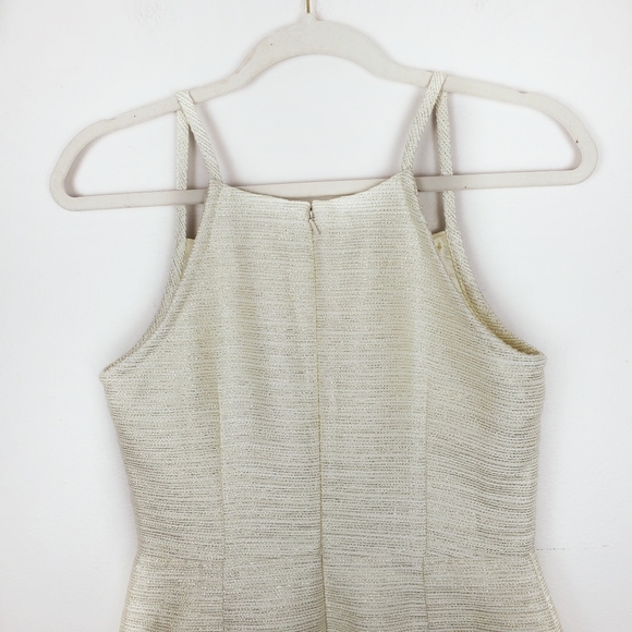 NWT Paper Crown Metallic Cocktail Dress - Picture 6 of 7